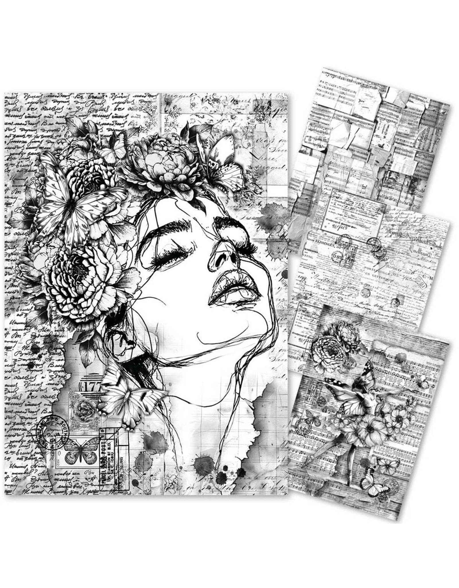 CIAO BELLA CIAO BELLA MEANINGFUL MEMORIES MIXED A4 RICE PAPER 4/PK