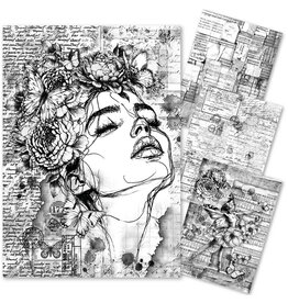 CIAO BELLA CIAO BELLA MEANINGFUL MEMORIES MIXED A4 RICE PAPER 4/PK