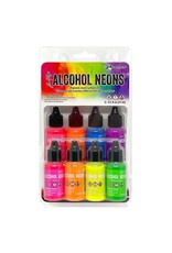 RANGER TIM HOLTZ ALCOHOL INK KIT NEONS 8/PK