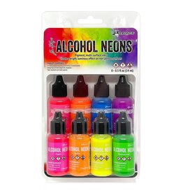 RANGER TIM HOLTZ ALCOHOL INK KIT NEONS 8/PK