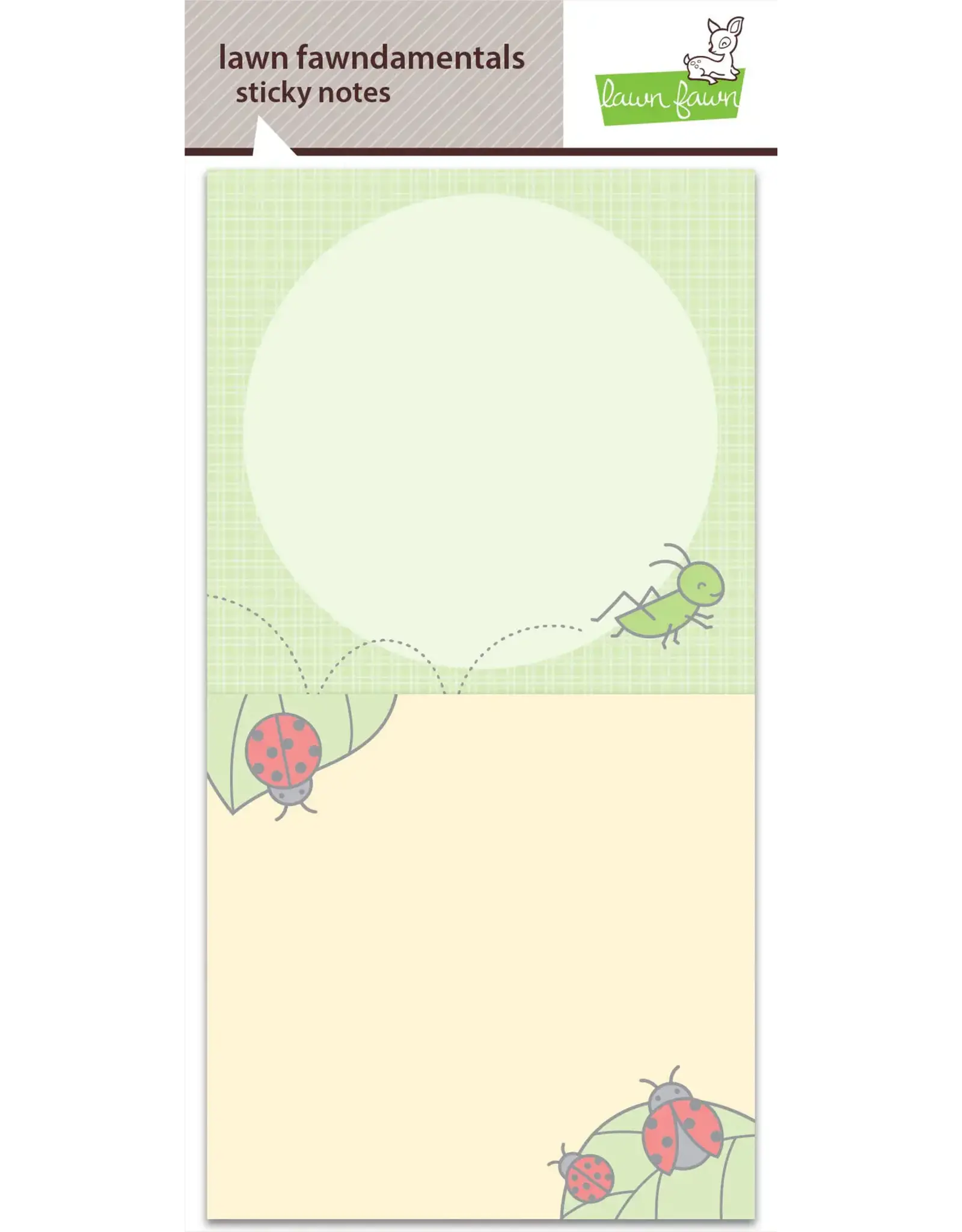 LAWN FAWN LAWN FAWN A REALLY BUG DEAL STICKY NOTES 2/PACK
