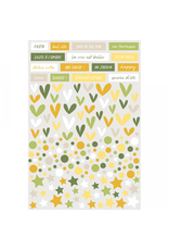 HA-PI LITTLE FOX HA-PI LITTLE FOX COLLECTION CITRONNADE 3D PUFFY STICKERS