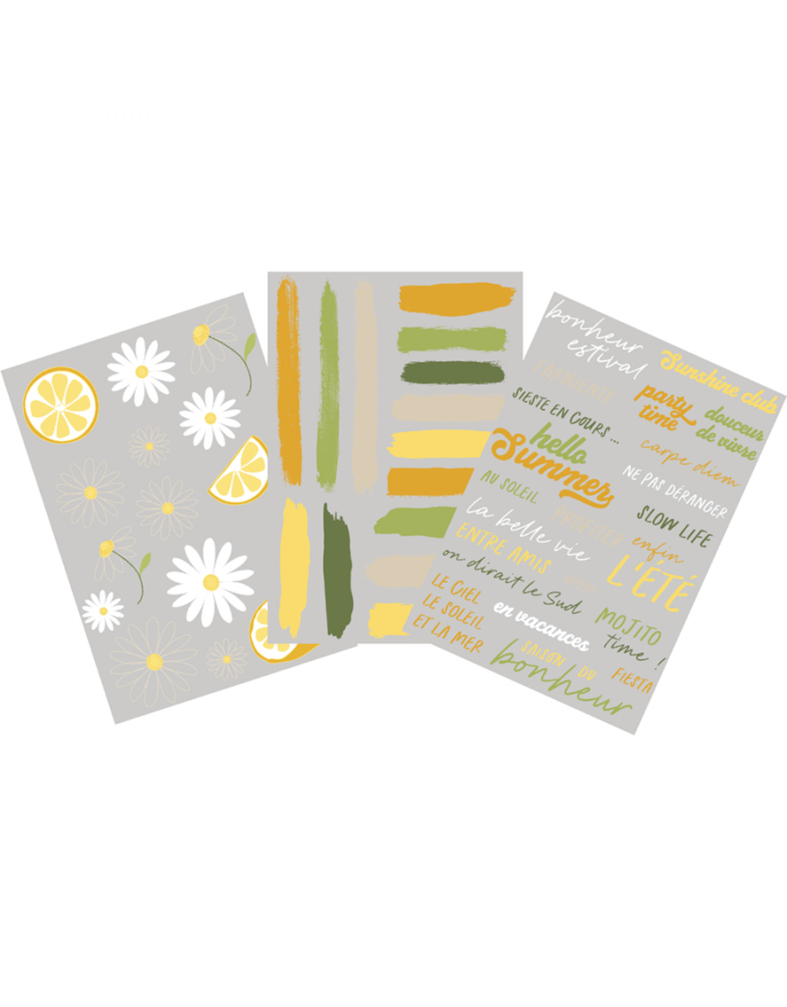 HA-PI LITTLE FOX HA-PI LITTLE FOX COLLECTION CITRONNADE TRANSFERTS RUB-ON