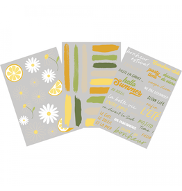 HA-PI LITTLE FOX HA-PI LITTLE FOX COLLECTION CITRONNADE TRANSFERTS RUB-ON