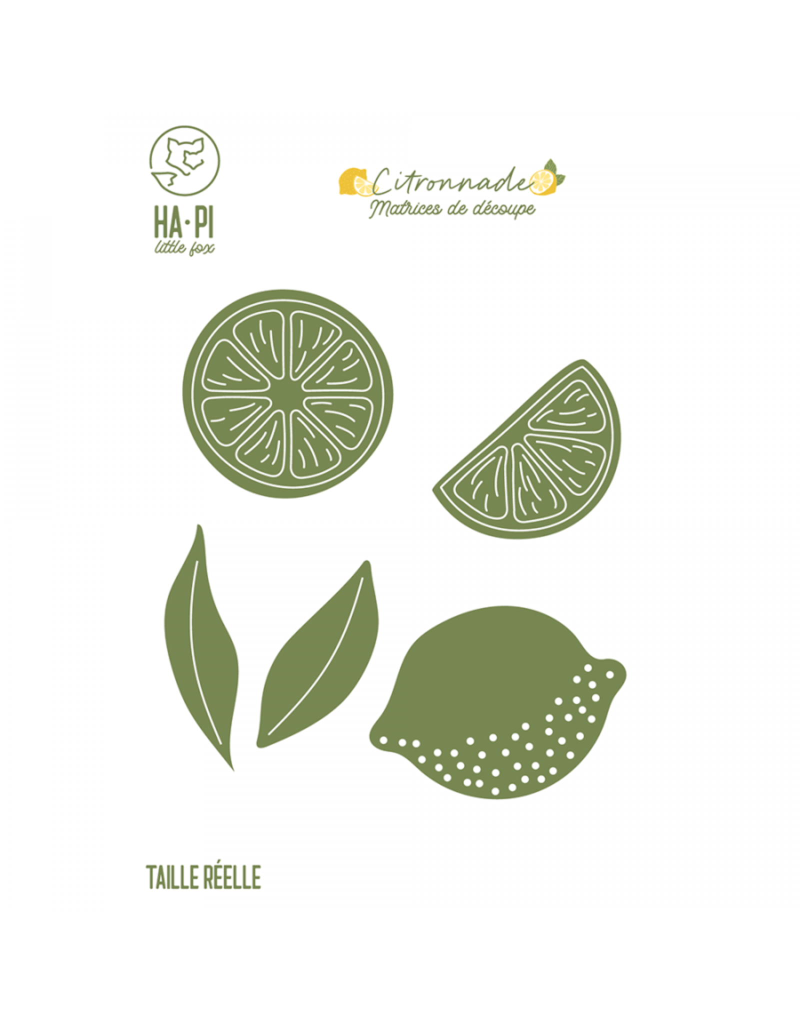 HA-PI LITTLE FOX HA-PI LITTLE FOX COLLECTION CITRONNADE CITRONS DIE SET
