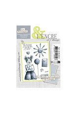L'ENCRE ET L'IMAGE HA-PI LITTLE FOX LEONIE'S COLORFUL WORLD L'ENCRE ET L'IMAGE CLEAR STAMP SET
