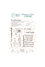 HA-PI LITTLE FOX HA-PI LITTLE FOX COLLECTION LE SCRAP & MOI SCRAPBOOKING CLEAR STAMP SET
