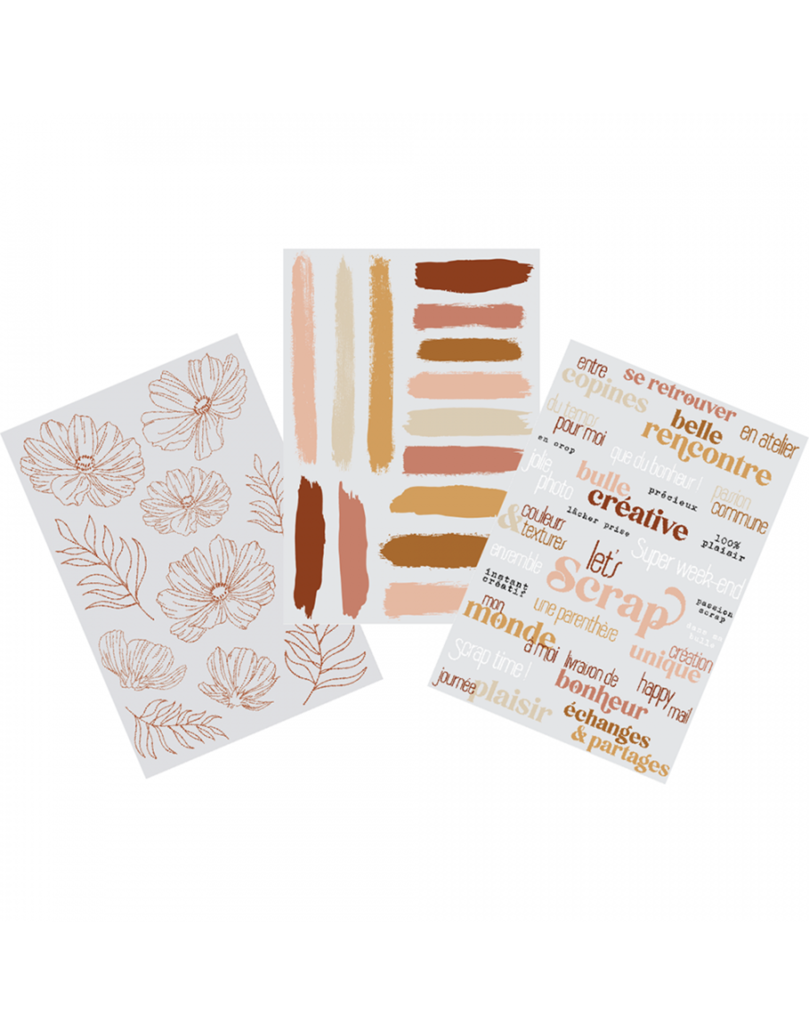 HA-PI LITTLE FOX HA-PI LITTLE FOX COLLECTION LE SCRAP & MOI TRANSFERTS RUB-ON