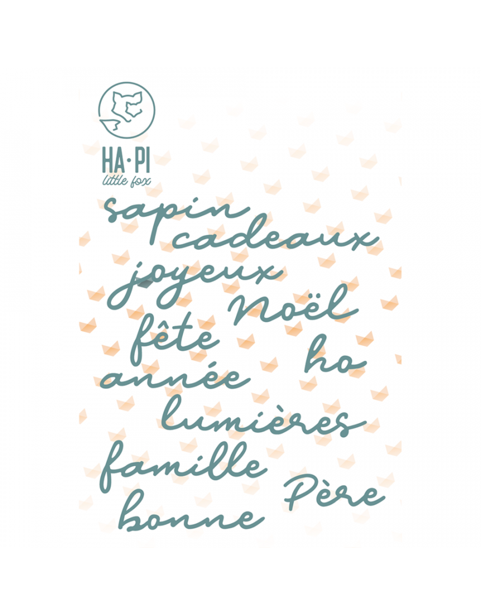 HA-PI LITTLE FOX HA-PI LITTLE FOX MOTS FESTIFS DIE SET