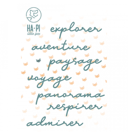 HA-PI LITTLE FOX HA-PI LITTLE FOX MOTS DE VOYAGE DIE SET