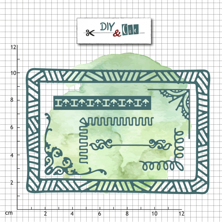 DIY & CIE DIY & CIE CADRES ART DÉCO DIE SET