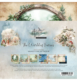 ALCHEMY OF ART ALCHEMY OF ART THE WORLD OF FAIRIES 8x8 PAPER PACK 12 SHEETS