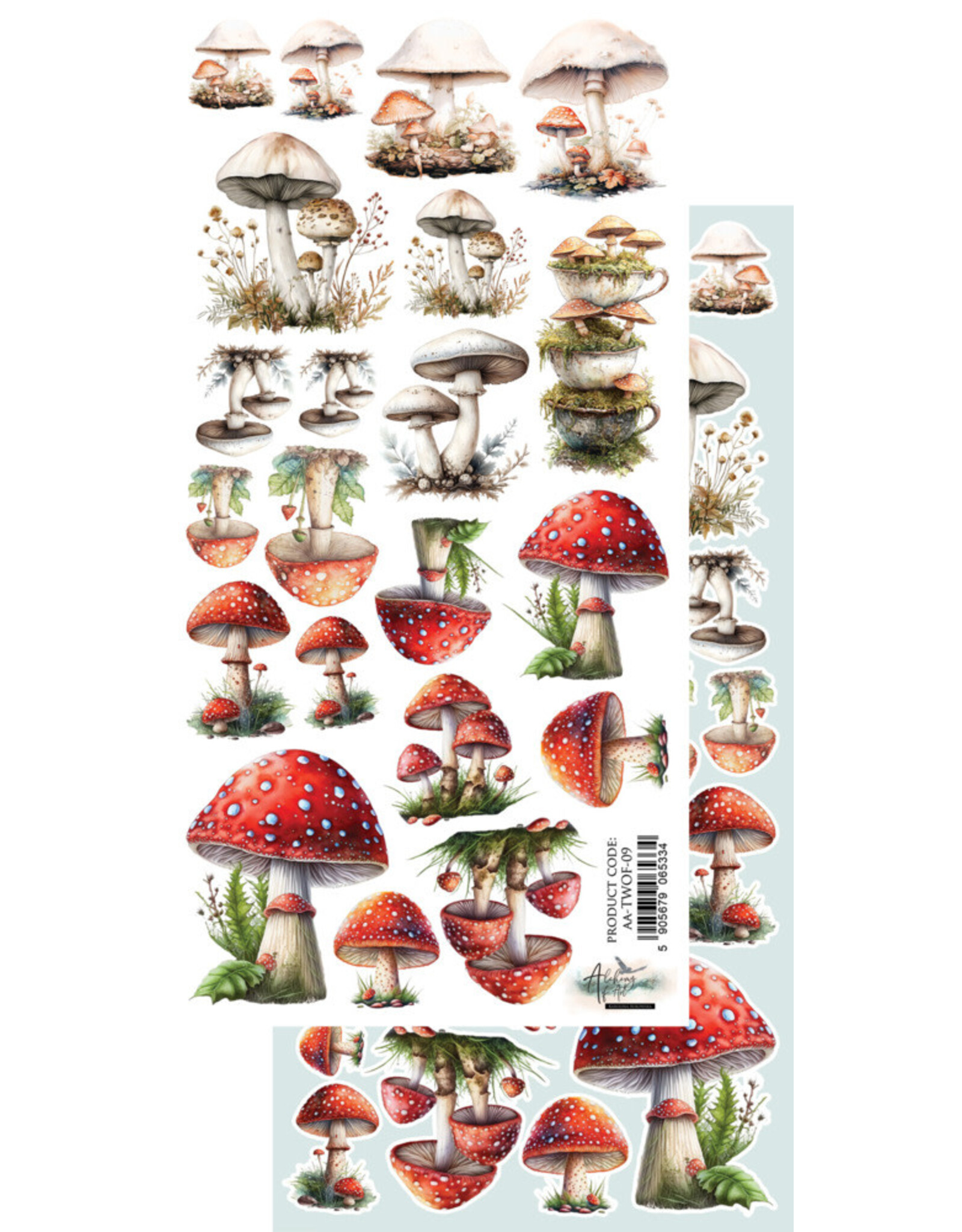 ALCHEMY OF ART ALCHEMY OF ART THE WORLD OF FAIRIES 6x12 EXTRAS DIE-CUTS