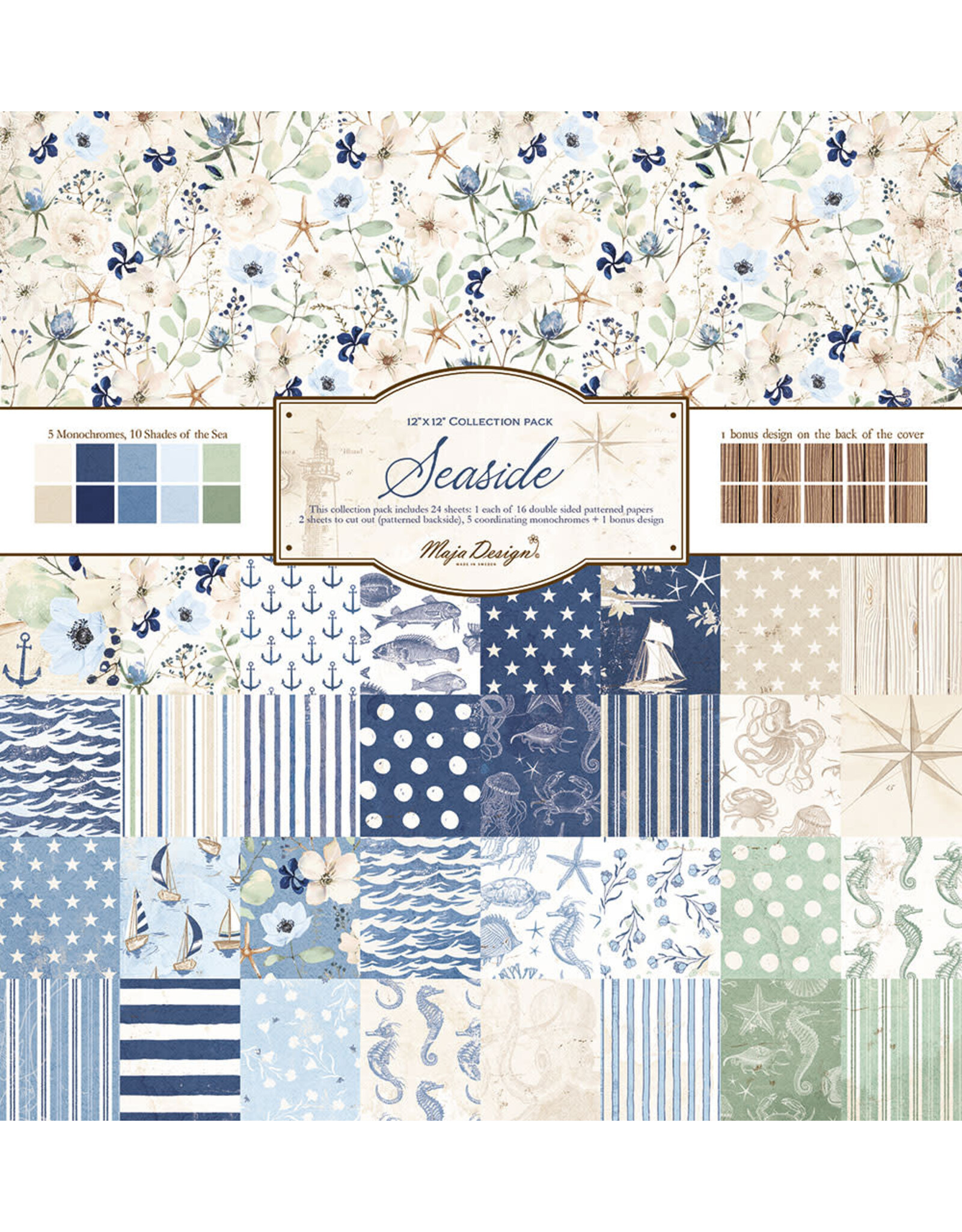 MAJA DESIGNS MAJA DESIGN SEASIDE PAPER PACK 12x12