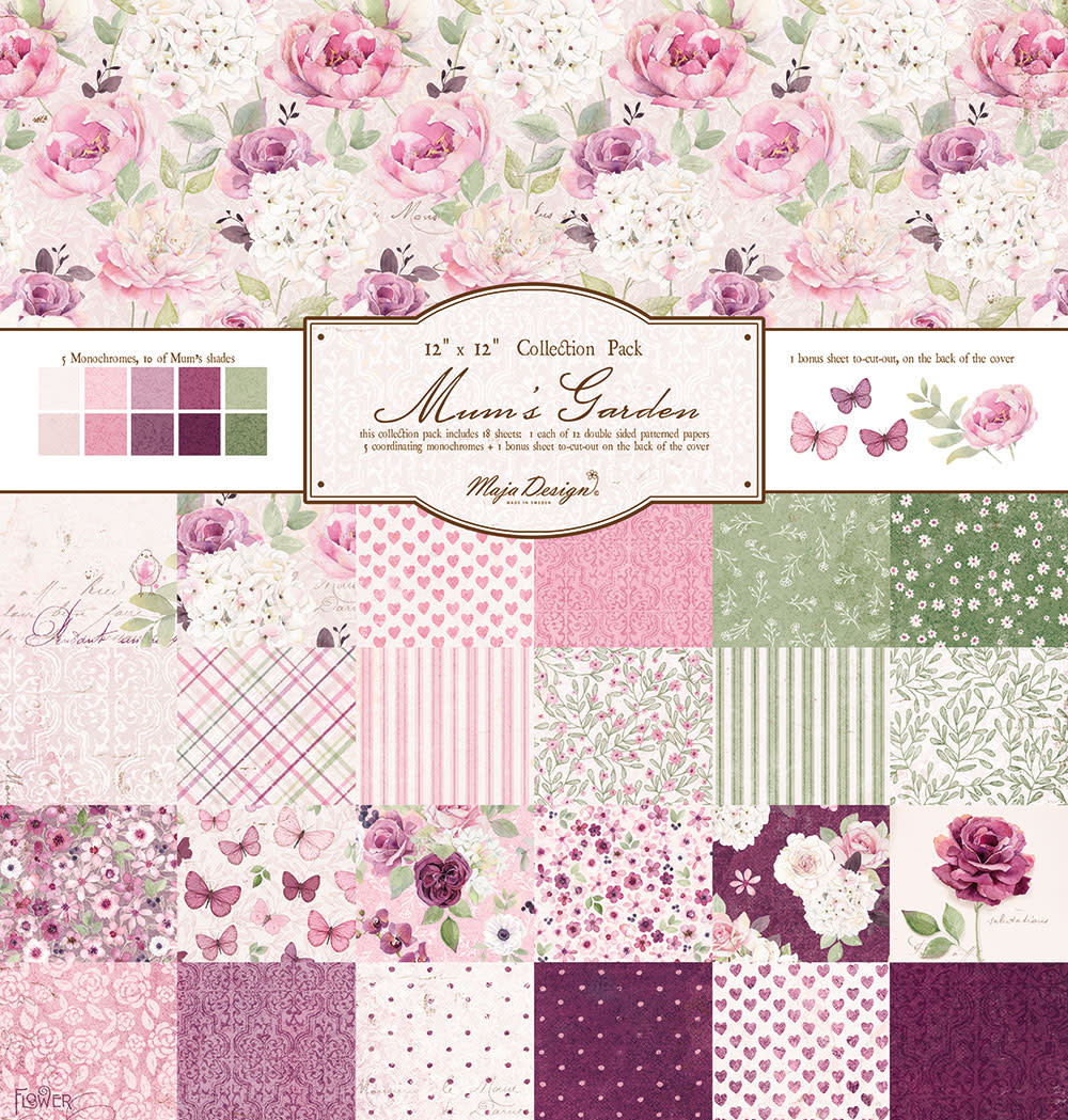MAJA DESIGN MUM'S GARDEN PAPER PACK 12x12
