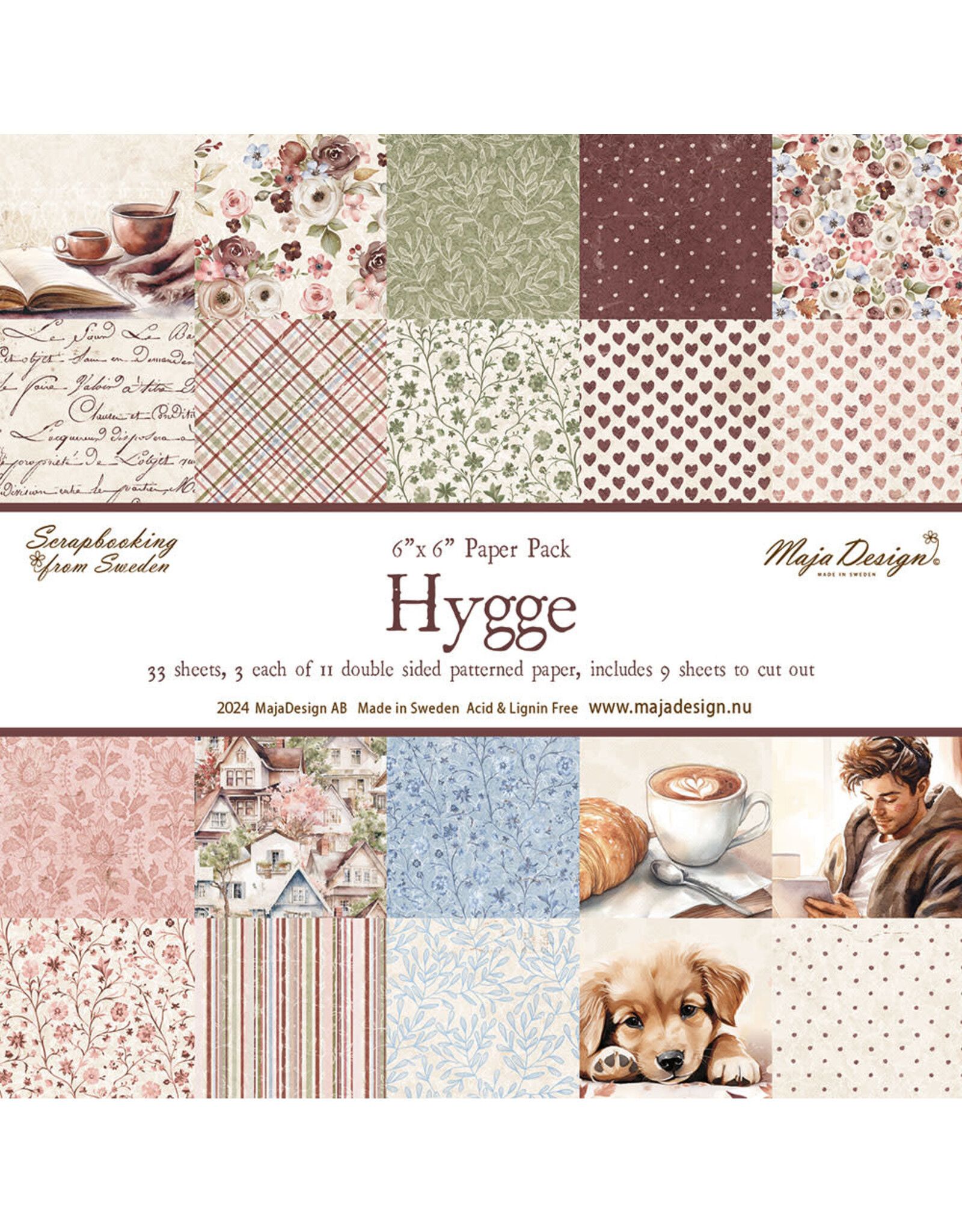 MAJA DESIGNS MAJA DESIGN HYGGE PAPER PACK 6X6