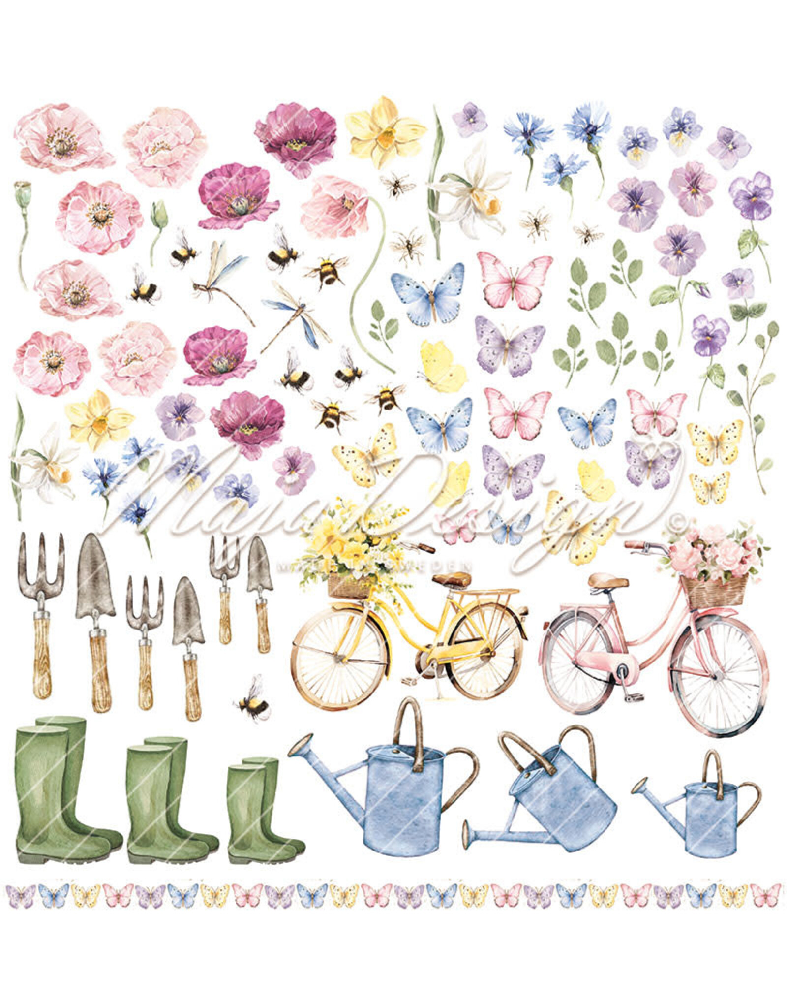 MAJA DESIGNS MAJA DESIGN SPRING GARDEN PAPER PACK 12x12