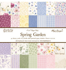MAJA DESIGNS MAJA DESIGN SPRING GARDEN PAPER PACK 6X6
