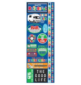 REMINISCE REMINISCE HAPPY RETIREMENT STICKERS