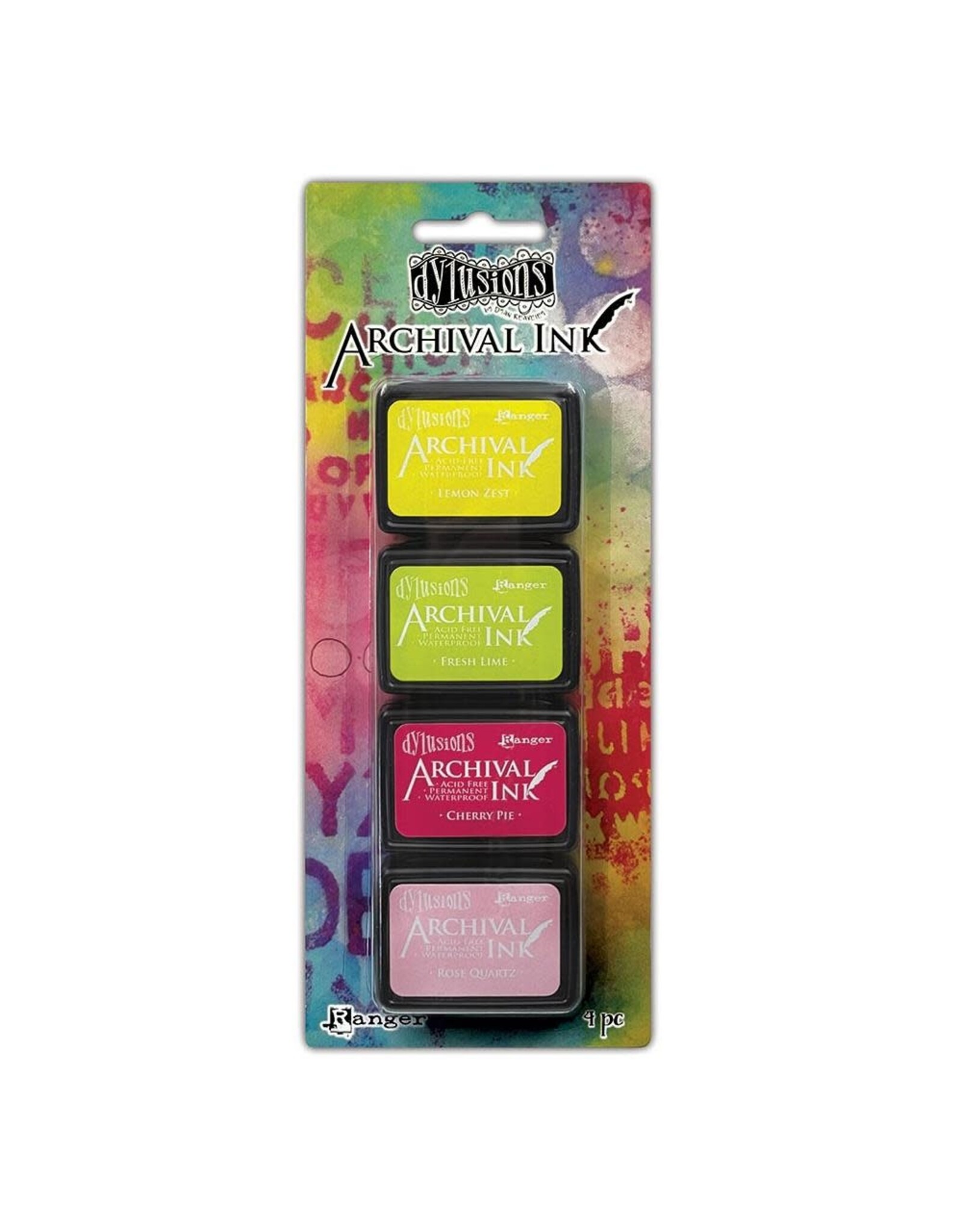 RANGER DYLUSIONS ARCHIVAL MINI INK PAD KIT #5