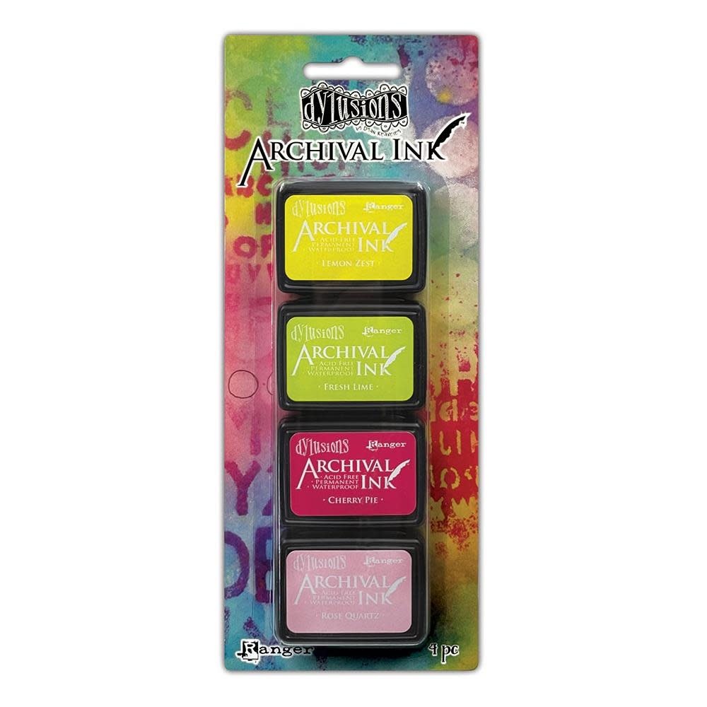 RANGER DYLUSIONS ARCHIVAL MINI INK PAD KIT #5