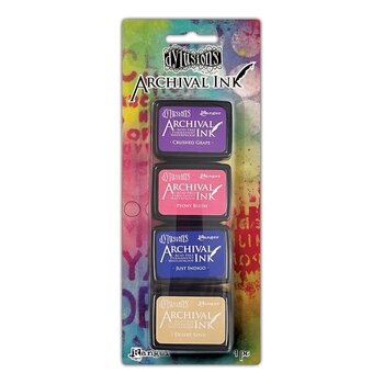 RANGER DYLUSIONS ARCHIVAL MINI INK PAD KIT #6