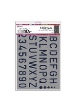 RANGER RANGER DINA WAKLEY MEDIA SCHOOL STYLE ALPHA CLING STENCIL