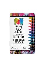 RANGER DINA WAKLEY MEDIA SCRIBBLES STICKS SET 5 12/PK
