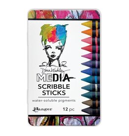 RANGER DINA WAKLEY MEDIA SCRIBBLES STICKS SET 5 12/PK