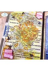 ELIZABETH CRAFT DESIGNS ELIZABETH CRAFT DESIGNS ART JOURNAL SPECIALS SUMMER FLOWER CLEAR STAMP SET & DIE SET