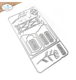 ELIZABETH CRAFT DESIGNS ELIZABETH CRAFT DESIGNS ART JOURNAL SPECIALS PLANT INDEX FOLDER DIE SET
