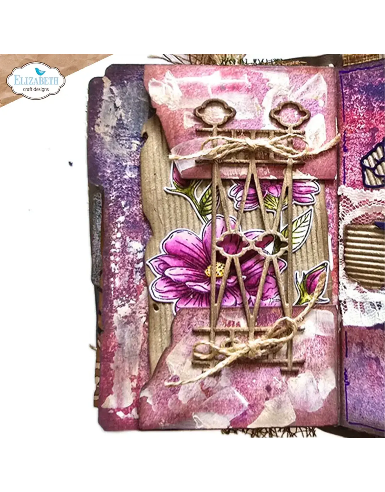 ELIZABETH CRAFT DESIGNS ELIZABETH CRAFT DESIGNS ART JOURNAL SPECIALS PLANT INDEX FOLDER DIE SET