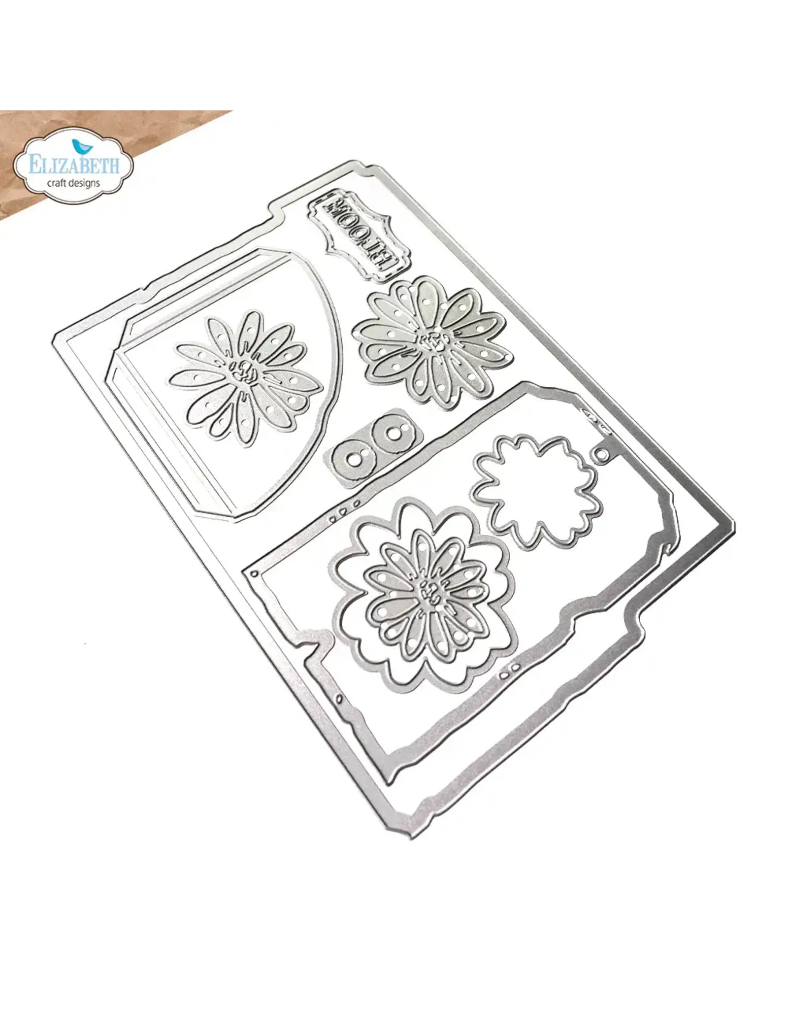ELIZABETH CRAFT DESIGNS ELIZABETH CRAFT DESIGNS ART JOURNAL SPECIALS BLOOM FILE FOLDER DIE SET