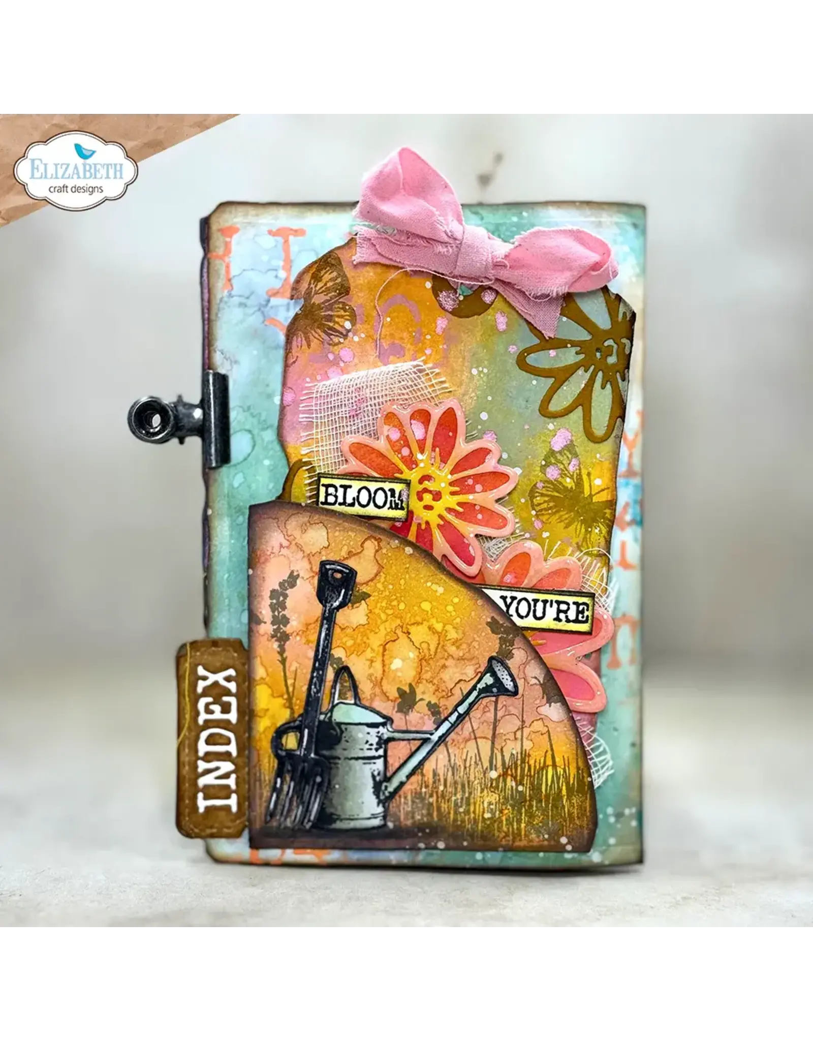 ELIZABETH CRAFT DESIGNS ELIZABETH CRAFT DESIGNS ART JOURNAL SPECIALS BLOOM FILE FOLDER DIE SET