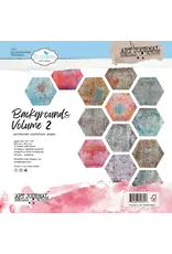 ELIZABETH CRAFT DESIGNS ELIZABETH CRAFT DESIGNS ART JOURNAL SPECIALS BY DEVID BACKGROUNDS VOLUME 2 12X12 PAPER PACK