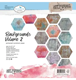 ELIZABETH CRAFT DESIGNS ELIZABETH CRAFT DESIGNS ART JOURNAL SPECIALS BY DEVID BACKGROUNDS VOLUME 2 12X12 PAPER PACK