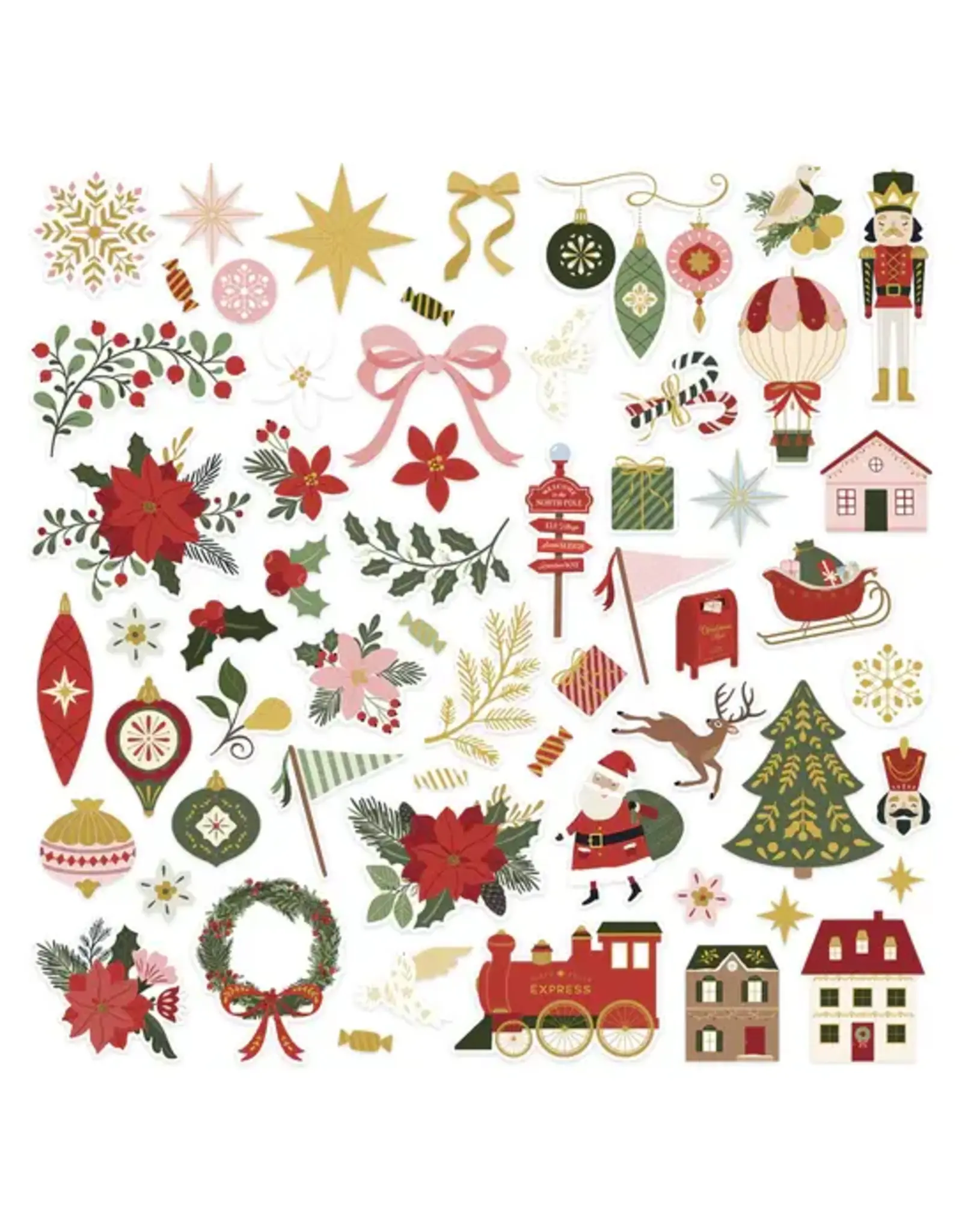 SPELLBINDERS SPELLBINDERS MERRY MOMENTS COLLECTION SHAPES DIE-CUTS 118/PK