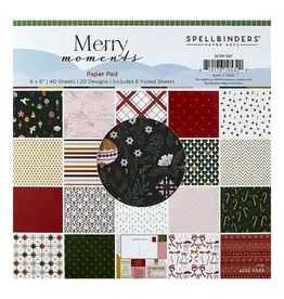 SPELLBINDERS SPELLBINDERS MERRY MOMENTS COLLECTION 6x6 PAPER PAD