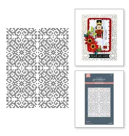 SPELLBINDERS SPELLBINDERS BETTERPRESS MERRY MOMENTS COLLECTION PETITE CRISS CROSS PRESS PLATE
