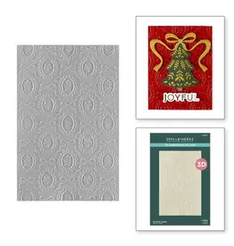 SPELLBINDERS SPELLBINDERS MERRY MOMENTS COLLECTION CHRISTMAS CAMEOS 3D EMBOSSING FOLDER