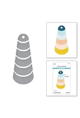 SPELLBINDERS SPELLBINDERS COLOR SWATCH PETAL STACK ETCHED DIE SET