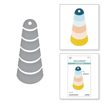 SPELLBINDERS SPELLBINDERS COLOR SWATCH PETAL STACK ETCHED DIE SET