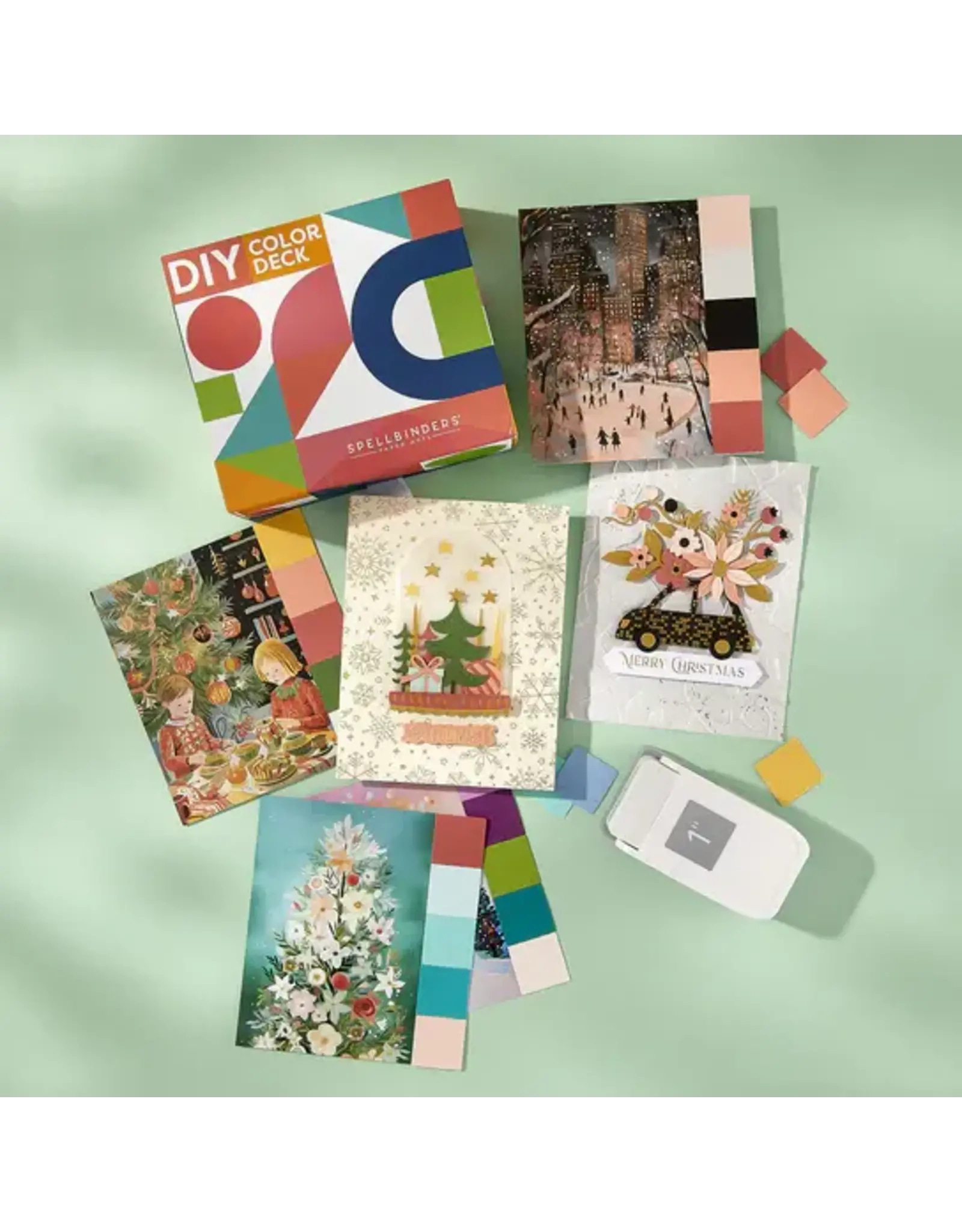 SPELLBINDERS SPELLBINDERS HOLIDAY DIY COLOR DECK EXPANSION PACK