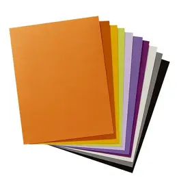 SPELLBINDERS SPELLBINDERS HALLOWEEN ASSORTMENT COLORWHEEL CARDSTOCK 8.5x11 10/PK