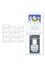 SPELLBINDERS SPELLBINDERS BETTERPRESS WONDERLAND COLLECTION 2026 DIY CALENDAR PRESS PLATES