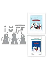 SPELLBINDERS SPELLBINDERS WONDERLAND COLLECTION THE SNOW NOTES ETCHED DIE SET