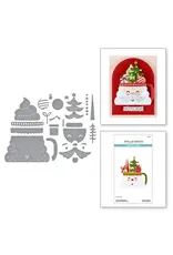 SPELLBINDERS SPELLBINDERS WONDERLAND COLLECTION COCOA WONDERLAND ETCHED DIE SET