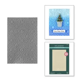 SPELLBINDERS SPELLBINDERS COUNTRY CHRISTMAS COLLECTION COUNTRY CHRISTMAS 3D EMBOSSING FOLDER