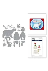 SPELLBINDERS SPELLBINDERS SIMON HURLEY NORTH POLE FRIENDS COLLECTION POLAR BEAR PALS ETCHED DIE SET
