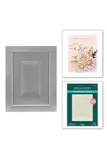 SPELLBINDERS SPELLBINDERS YANA SMAKULA YANA'S DAISIES COLLECTION MOLDED FRAME 3D EMBOSSING FOLDER